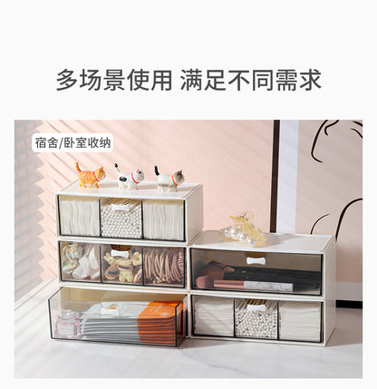 Transparent Storage Box Cosmetics Organizer Desktop Lipstick Makeup Brush Skin Care Product Pen Holder Makeup Box Storage Shelf