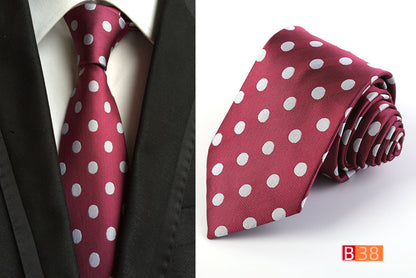 Manufacturers wholesale tie polyester jacquard tie men's casual formal wear professional business tie in stock supply