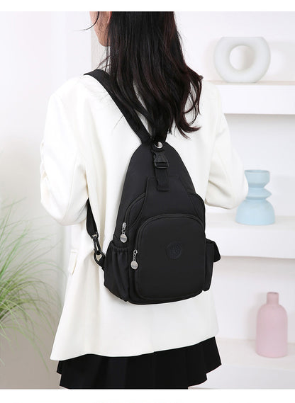 Fashion Chest Bag Backpack Fashion Trend 2024 New Women's Chest Bag Casual Anti-splashing Bag Multifunctional Chest Bag