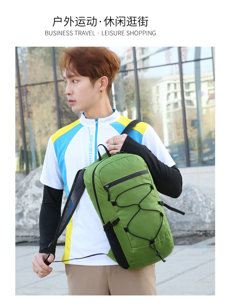 Cross-Border Outdoor Folding Backpack Waterproof Mountaineering Bag Backpack Folding Bag Outdoor Large Capacity Travel Backpack