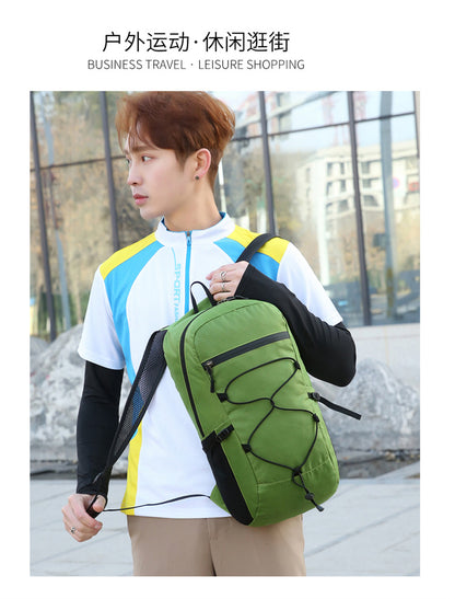 Cross-Border Outdoor Folding Backpack Waterproof Mountaineering Bag Backpack Folding Bag Outdoor Large Capacity Travel Backpack