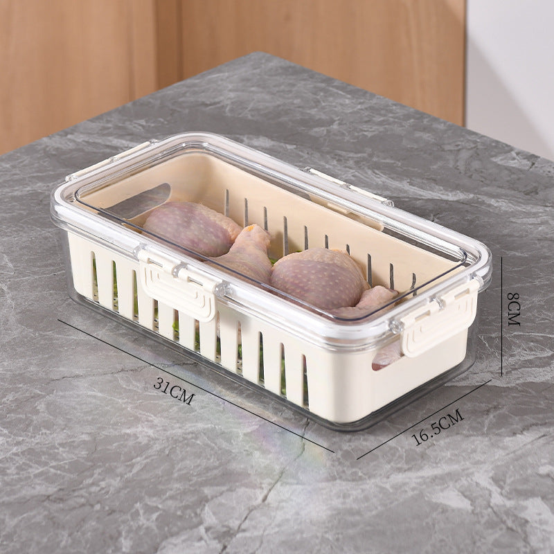 Seasoning Fresh-keeping Plastic Kitchen Sealed Box Spice Storage Box Food Grade Format Transparent Cereal Seasoning
