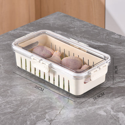Seasoning Fresh-keeping Plastic Kitchen Sealed Box Spice Storage Box Food Grade Format Transparent Cereal Seasoning