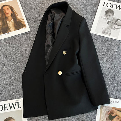 Orange Suit Jacket Women's 2025 Spring and Autumn New Korean High-end Temperament Popular Suit 22 Colors