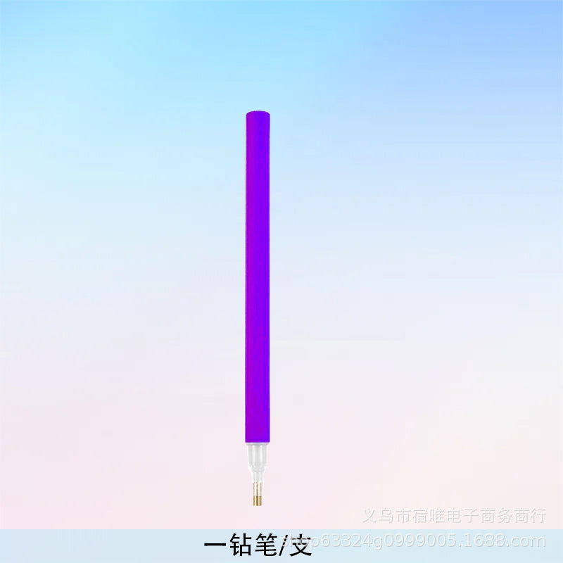DIY new diamond painting tools suit purple drill pen mastic drill disc multi-functional open disc tool