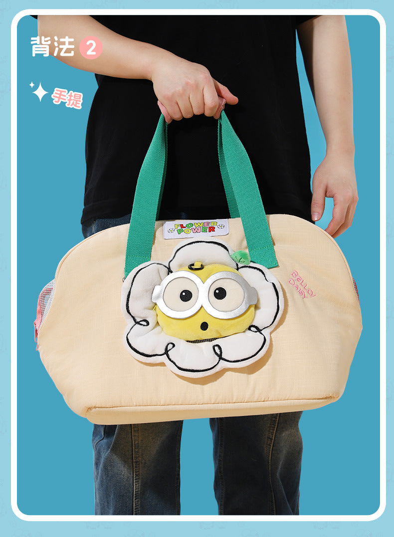 Minions Minion Pet Backpack Cat Outing Bag Pet Small and Medium-Sized Dog Outing Portable Dog Backpack