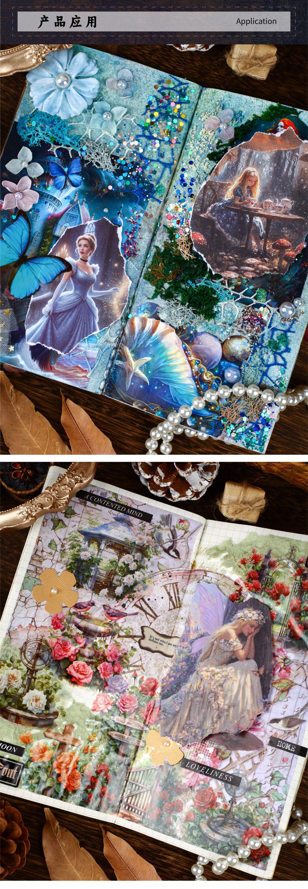 Carefully Selected Cross-Border Retro Story Style Fairy Tale Series Stickers, High-End Pet Vintage Character Journal Stickers