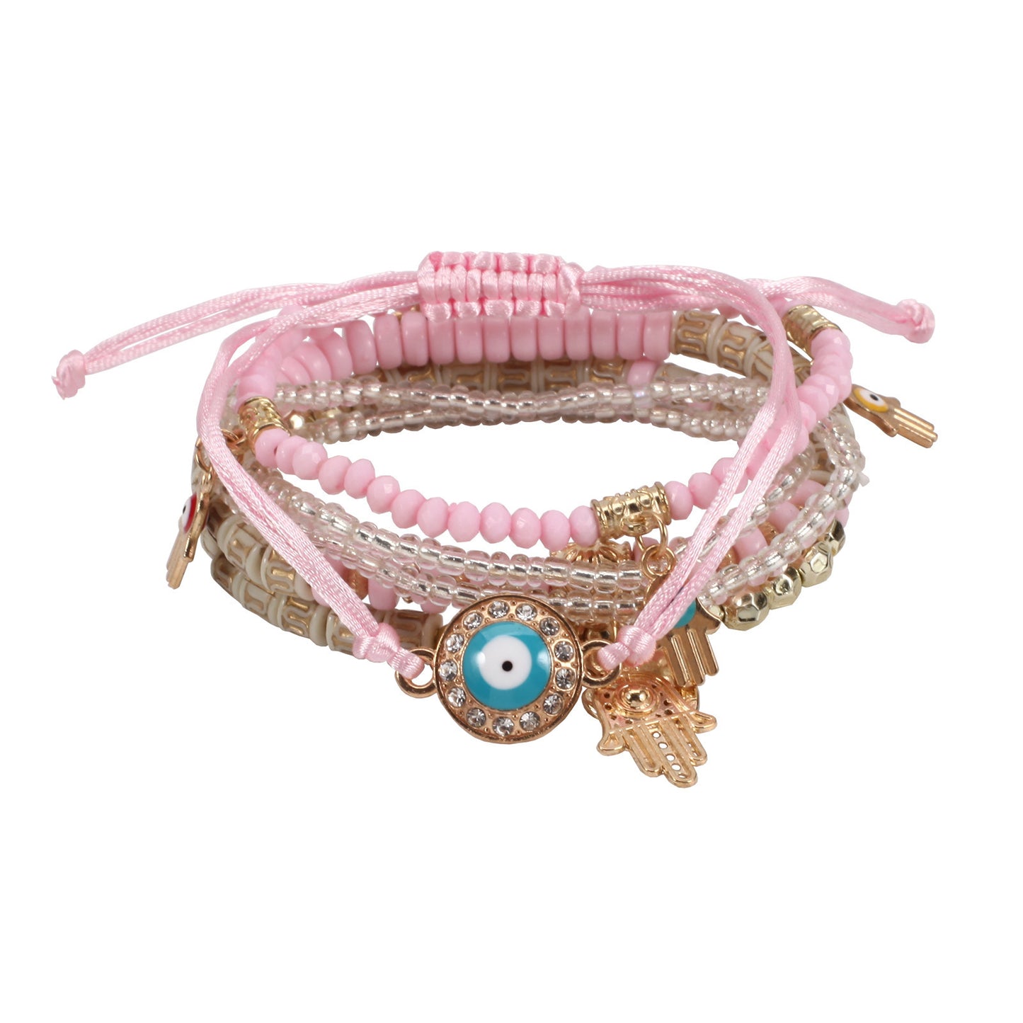 European and American Cross-Border Hot-Selling New Bohemian Bracelets Creative Tassel Multi-Layer Beaded Bracelets Fashion Jewelry