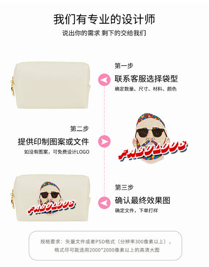 Cross-Border Popular Dopamine Makeup Bag, Portable Travel Toiletry Storage Bag, Clutch Bag, Waterproof Makeup Storage Bag