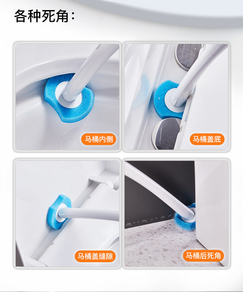 Disposable Toilet Brush Household No Dead Angle Toilet Brush Toilet Wall Hanging Toilet Cleaning Brush Toilet Artifact