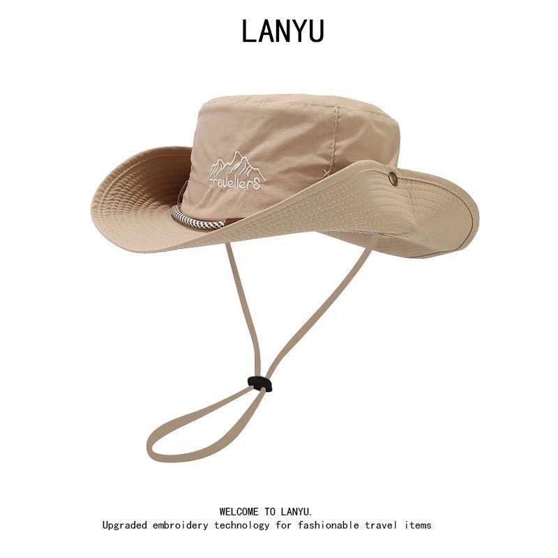 Fishing hat men's sun protection sun hat mountaineering hat men's summer UV protection sun hat summer fisherman hat