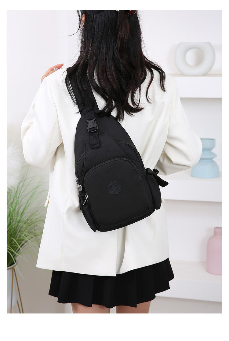 Fashion Chest Bag Backpack Fashion Trend 2024 New Women's Chest Bag Casual Anti-splashing Bag Multifunctional Chest Bag