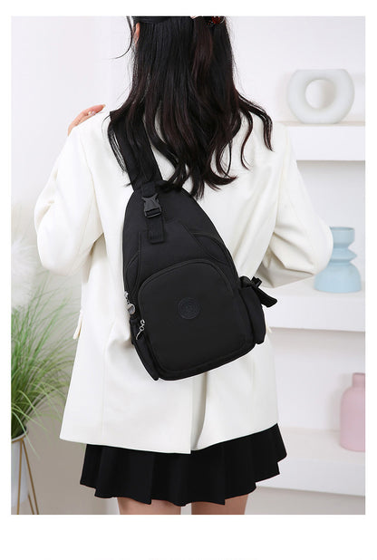 Fashion Chest Bag Backpack Fashion Trend 2024 New Women's Chest Bag Casual Anti-splashing Bag Multifunctional Chest Bag