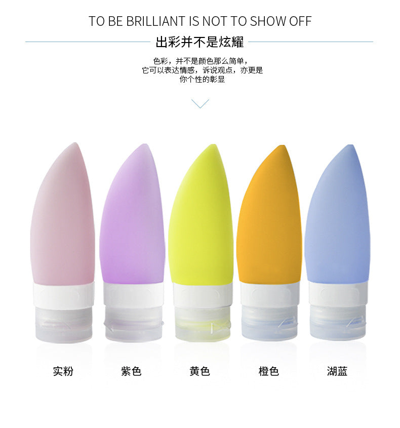 Laundry Detergent Silicone Refill Bottle, Travel Shampoo Bottle, Squeeze-Type Hand Sanitizer Bottle, Creative Refill Bottle for Travel