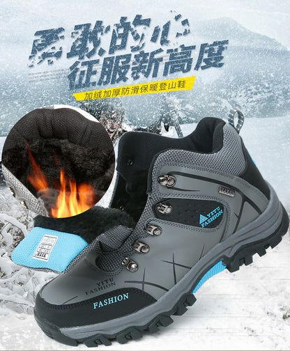 Cross-Border Recommendation for Autumn and Winter Men's Low-Top Outdoor Mountaineering and Hiking Sports Shoes, Men's Non-Slip and Wear-Resistant Work Boots