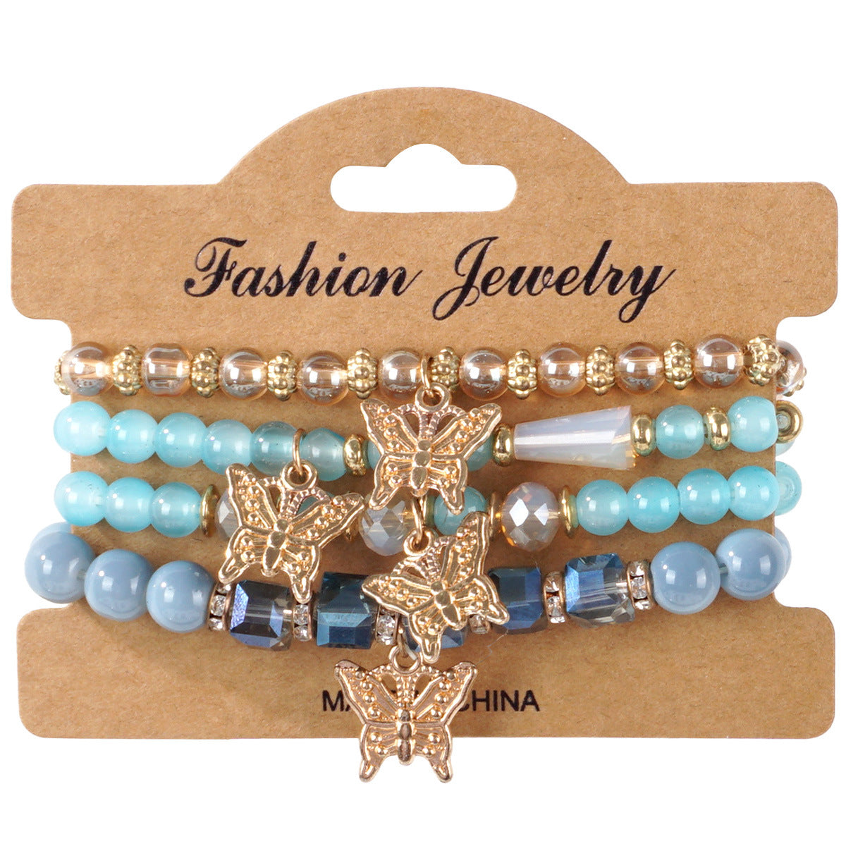 European and American Cross-Border Hot-Selling New Bohemian Bracelets Creative Tassel Multi-Layer Beaded Bracelets Fashion Jewelry