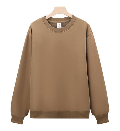 Cross-Border Heavy Sweatshirt with Logo Printed on It, Group Annual Meeting Cultural Shirt, Advertising Shirt Design, Velvet Round Neck Sweatshirt, Work Clothes