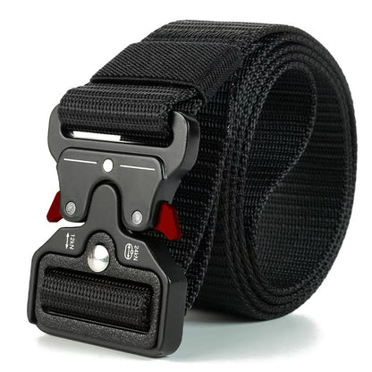 Factory direct cross-border nylon automatic buckle belt outdoor tooling tactical pants belt military training belt men wholesale