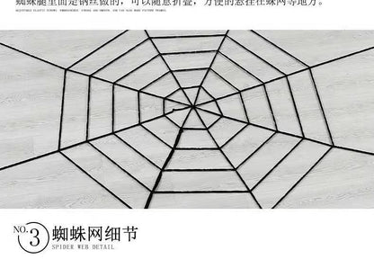 Halloween plush toy spider bar haunted house decoration props ghost festival spoof trick toy simulation big spider