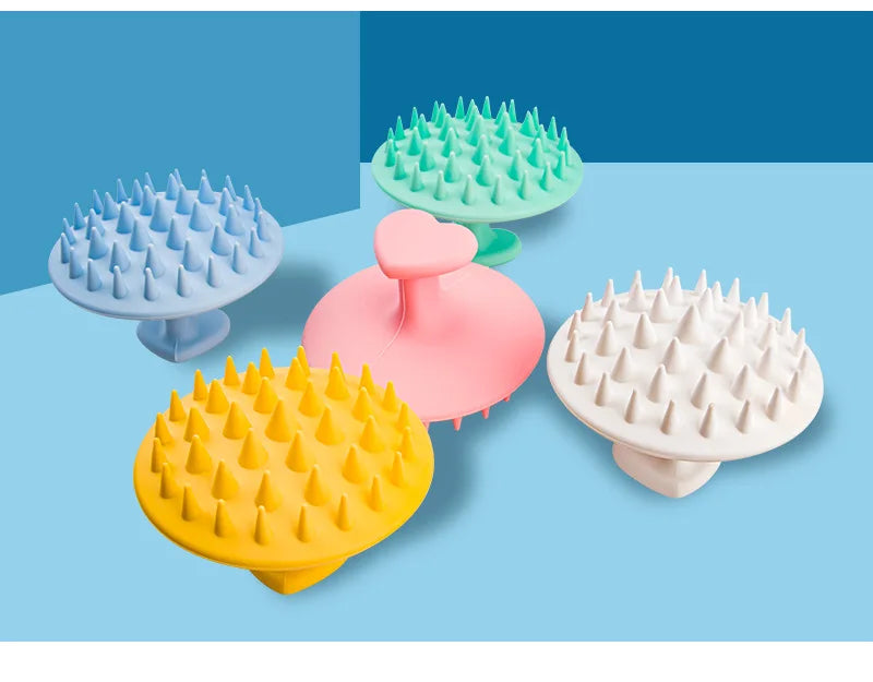 New Cat Dog Combing Massage Brush Pet Shop Universal Bath Artifact Large Silicone Cleaning