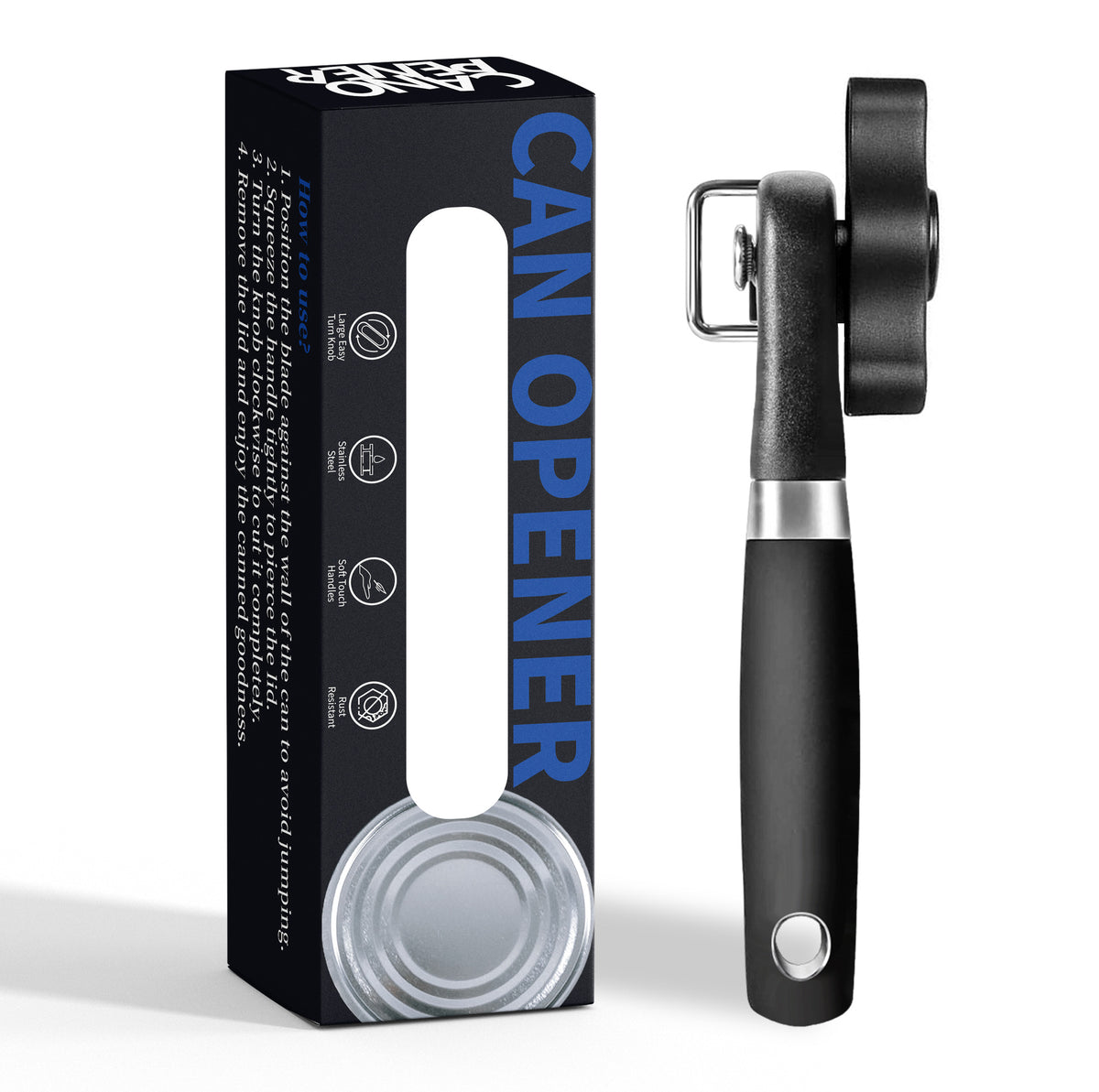 Cross-border manual can opener can opener single handle side open lid can knife can opener labor-saving bottle opener