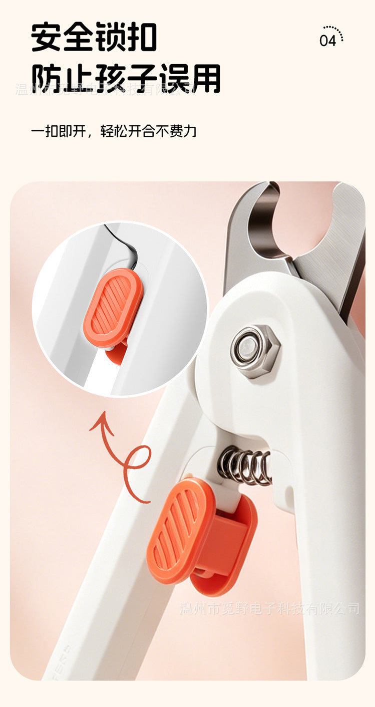 Cross-Border Two-In-One Pet Nail Clippers, Cat Claw Nail Trimmers, Nail Files, Nail Grinders, Pet Supplies