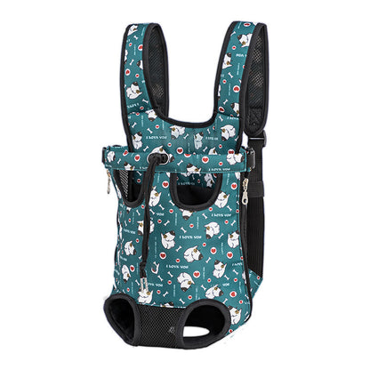 Amazon Dropshipping Pet Chest Bag, Portable Cat and Dog Pet Backpack, Oxford Cloth Pet Bag