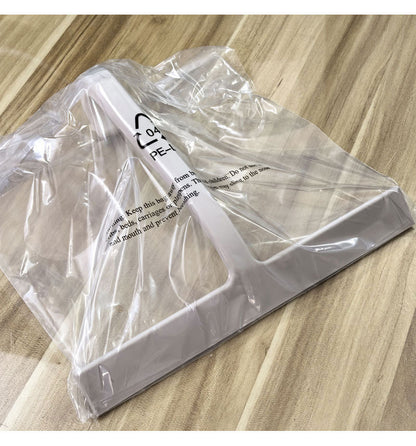 Silicone Glass Wiper with Inverted Hook, Black Silicone Window Cleaning Tool, Two Sizes Available