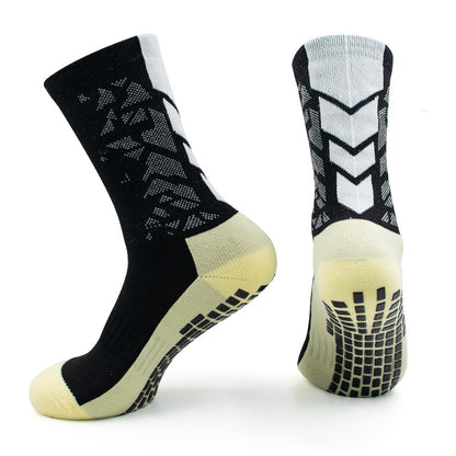 Spring and Summer Adult Professional Football Socks, Training Non-Slip Socks, Towel Bottom Sports Socks, Mid-Tube Dotted Socks, Factory Wholesale