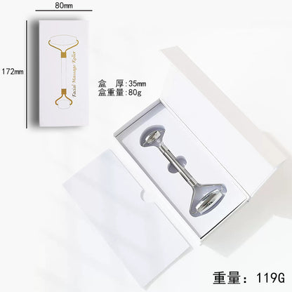 Factory direct stainless steel large heart-shaped scraping plate hand face scraping metal massage beauty tools wholesale