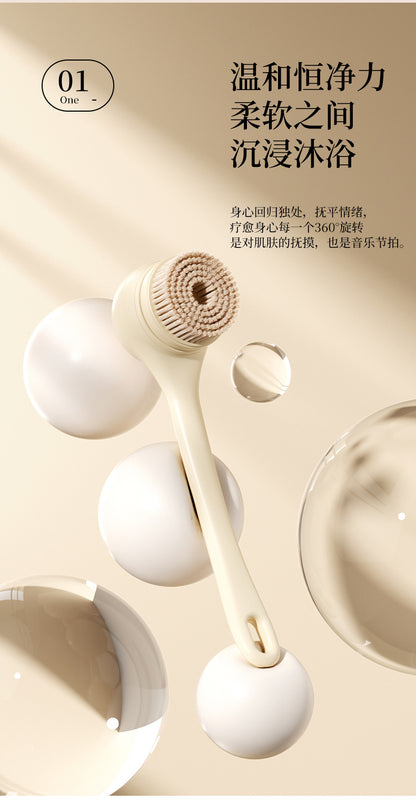 Cross-Border Electric Bath Brush Rotating Multi-Functional Bath Brush Waterproof Lazy Bath Brush Back Rub Bath Instrument Home