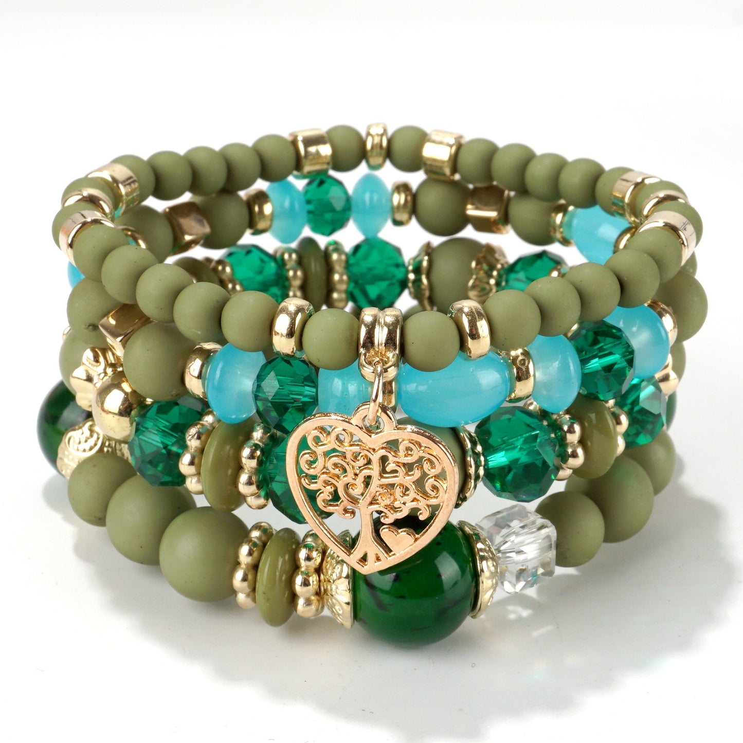 European and American Cross-Border Hot-Selling New Bohemian Bracelets Creative Tassel Multi-Layer Beaded Bracelets Fashion Jewelry