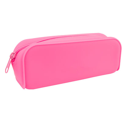 Large-Capacity Dust-Proof Silicone Storage Box for Primary and Secondary School Students, Waterproof Travel Stationery Box, Pencil Case for Travel