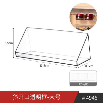 Bathroom Makeup Cotton Wall-Mounted Storage Box Bathroom Cotton Swab Stick Makeup Remover Cotton Dormitory Hair Accessories Storage Rack