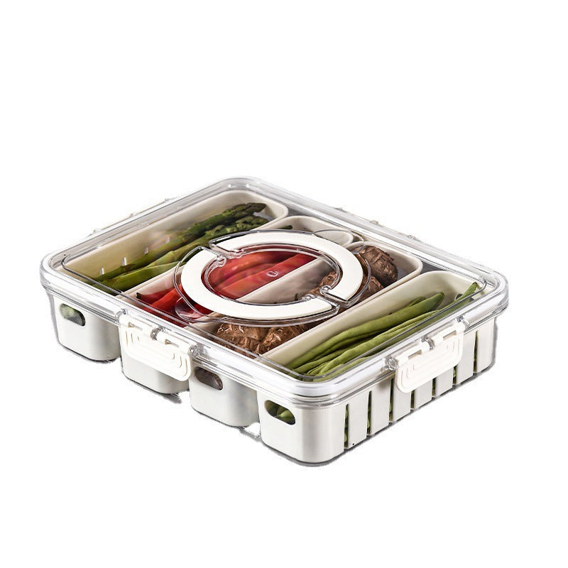 Fresh-Keeping Box Plastic Storage Thickeneded Refrigerator Dust-Proof Finishing Household Artifact Special Kitchen New Plastic Box