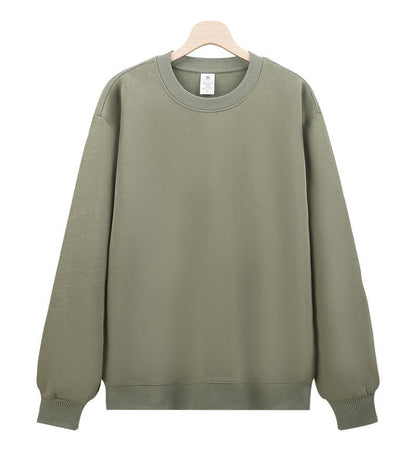 Cross-Border Heavy Sweatshirt with Logo Printed on It, Group Annual Meeting Cultural Shirt, Advertising Shirt Design, Velvet Round Neck Sweatshirt, Work Clothes