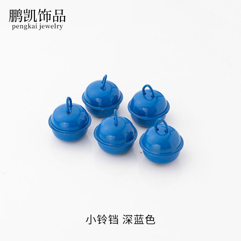 22mm Colorful Cute Small Bell Metal Pet Open-Ended Bell Handmade Material DIY Creative Accessory Iron
