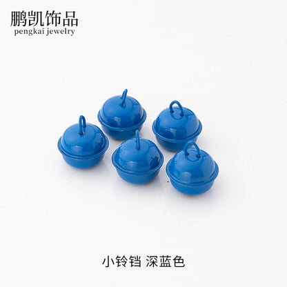 22mm Colorful Cute Small Bell Metal Pet Open-Ended Bell Handmade Material DIY Creative Accessory Iron