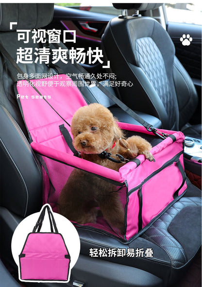 Amazon's Popular Car Pet Carrier Dog Backpack Pet Travel Safety Seat Car Bag Supplies Dog Bag