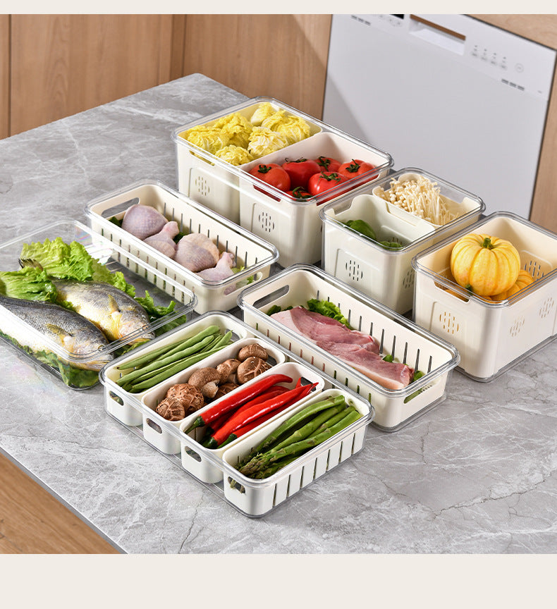 Seasoning Fresh-keeping Plastic Kitchen Sealed Box Spice Storage Box Food Grade Format Transparent Cereal Seasoning