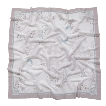 Cross-Border New Product Voile Print 110 Square Scarf Classic Lace Scarf Turban Malaysian Shawl