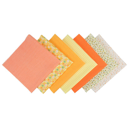 7 Color Patchwork Cloth Group Plain Flower Cloth Broken Plaid Dot DIY Cotton Small Fresh Plant Printing Cloth