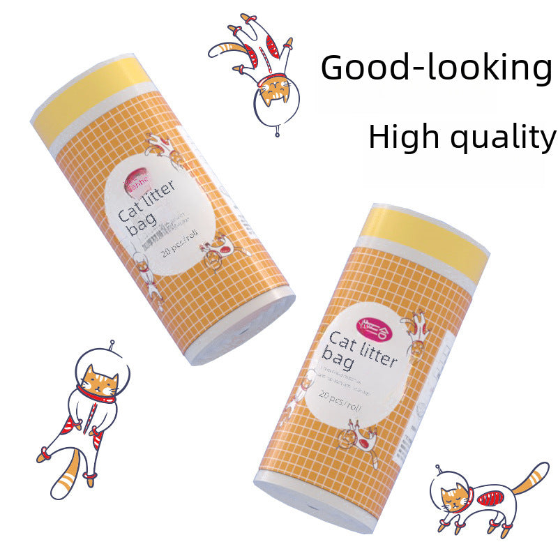 Cat Litter Bags, Special Garbage Bags for Cat Toilets, Thickened Automatic Sealing Poop Collection Bags, Pet Thickened Large Poop Collection Bags