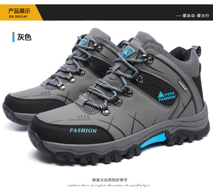 Cross-Border Recommendation for Autumn and Winter Men's Low-Top Outdoor Mountaineering and Hiking Sports Shoes, Men's Non-Slip and Wear-Resistant Work Boots