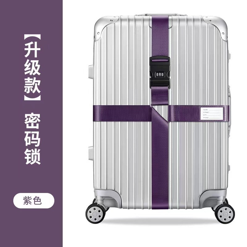 Trunk strap cross packing belt safety fixing consignment travel box protection tightening reinforcement belt binding rope