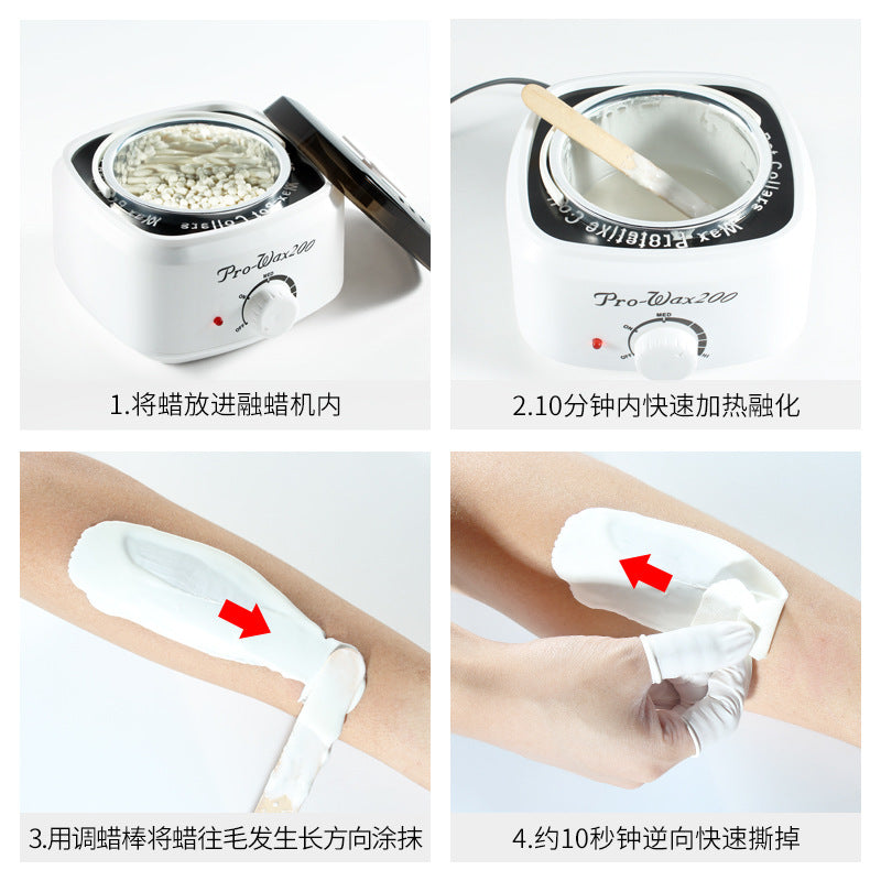 Cross-border beauty wax therapy machine 500ml hot wax machine double liner temperature control hand wax hot wax machine wax melting machine