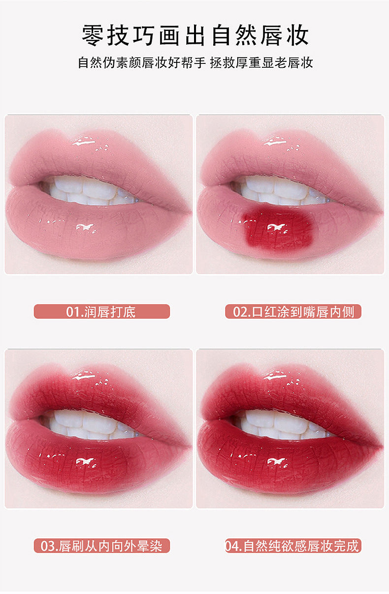 Round head lip brush wholesale girl lip halo concealer brush makeup brush beginner portable lipstick brush beauty makeup tools