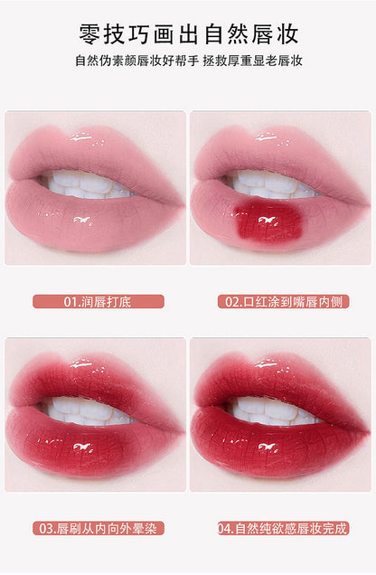 Round head lip brush wholesale girl lip halo concealer brush makeup brush beginner portable lipstick brush beauty makeup tools