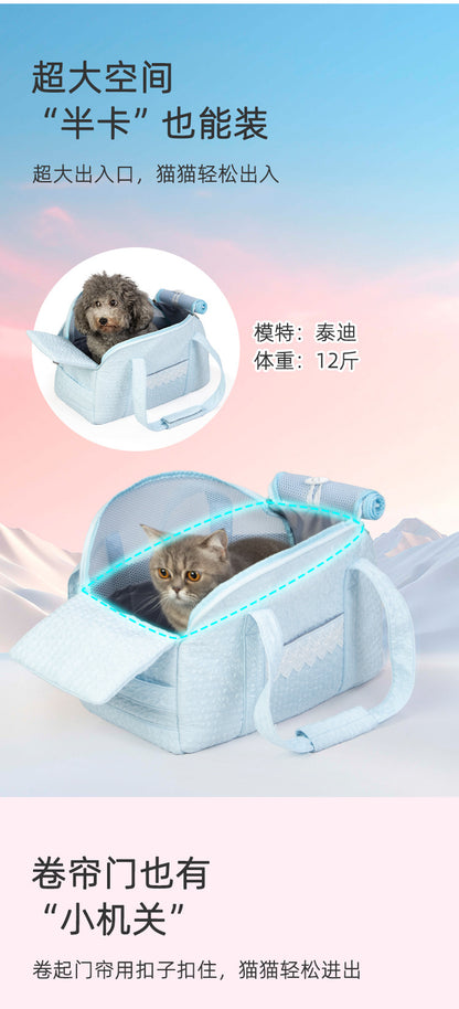 Lace Cat Bag Cat Bag Small Dog Pet Bag Breathable Dog Bag Portable Cat Bag Shoulder Pet Backpack