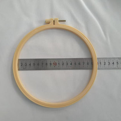 DIY embroidery ring ornaments plastic embroidery inner ring adjustable embroidery cross embroidery imitation bamboo imitation wood embroidery manufacturers wholesale